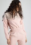 Sissy Boy Flash Forward: Cropped Quaterzip Tracksuit Top With Hood - Pink