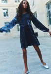 Dress Saturn - Medium Blue