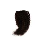 Rooted Mixed Chocolate Curly Clip-in Extensions 120G