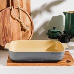 Casa Stoneware Lasagne Dish Slate