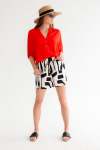 Gabi Blouse Red - XL