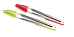 12W Silicone Tongs With Auto Lock - Green