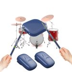 Virtual Drumsticks Electronic Drum Set Air Drumsticks With Drumsticks Pedals Bluetooth And 8 Sounds Sensing Electronic Drum Set