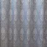 Paris Jacquard Taped Lined Curtain - Dark Grey - 270 X 218CM