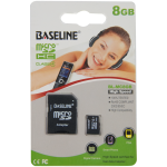 8GB Microsdhc Class 10 Memory Card With Sd Adapter BLRP-MC8GB