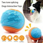 Squeaky Tpr Dog Ball Toy - Durable Bite-resistant Chew Toy For Dental Health & Interactive Play Random Color