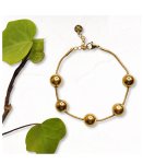Goldair Gold Ball Chain Bracelet - Gold Free