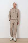 Rib Cuff Track Pants - XL Biscuit