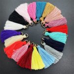 10PCS Polyester Trim Fringe Tassel Sewing Accessories Diy Cellphone Straps Pendant Tassels For Jewelry Making Tufted Patch Appli