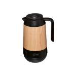 Isothermal 1LT Pitcher With Natural Wood Effect Black