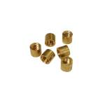 Brass Ferrules 10MM - Glue On Tip 6PC