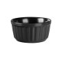 Fortis Tempest - Black - Ribbed Ramekin - 9CM 24 - DA-1117