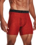 Men's Ua Tech 6INCH Boxerjock 2-PACK - Radiant Red Md