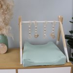 Sage Green Baby Changing Mat Cover