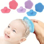 Bata Bath Brush Cradle Cap Brush Silicone Massage Brush Silicone Scrubbers Exfoliator Brush