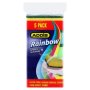 Addis Multi Colour Sponge Scourers 5 Pack