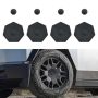 Dloveg Wheel Hub Center Caps Compatible For Tesla Cybertruck Accessories Full Coverage Cybertruck Wheel Caps Abs Hubcaps Wheel C