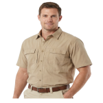 Vulcan Tamboti Vented Ss Bush Shirt Khaki 5XL