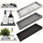 Elegant Silicone Vanity Tray - Perfect For Bathroom Countertop Organization Jewelry & Decor Storage Christmas halloween Gift Dec