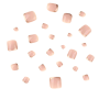 24 French Gold Adhesive Toenail Stickers- Short Square Press-on Pedicure