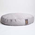 Cord Velour Dog Bed - Light Grey XL