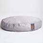 Cord Velour Dog Bed - Light Grey / XL