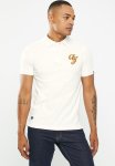 Mens Pique Aj Embroidery Logo Golfer - Snow White