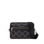 K monogram Graphic Camera -black burnt Olive