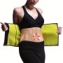 Unisex Waist Trimmer Sweat Belt - Fitness Slimming Sauna Waist Band Adjustable Belly Sweat Wrap For Running Waist Support Belt With Woven Fabric &