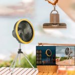 Remote Control Tripod Fan Light