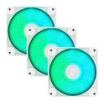AeroCool Apnx FP1 120MM Pwm Argb Fan 3 Pack With Hub - White