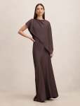 Zinnia Cape Maxi Dress - 18 Warm Chocolate