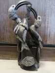 Bird Statue Eating