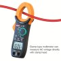 Digital Clamp Meter Tester: Trms 2000 Counts Auto-ranging Measures Current Voltage Resistance & More