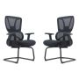 Set Of 2 Modern Mesh Visitor Office Chairs D2308