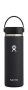 Hydro Flask Water Bottle - Stainless Steel & Vacuum Insulated - Wide Mouth 2.0 With Leak Proof Flex Cap - 20 Oz Black