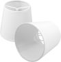 2 Pieces Cloth Lamp Shades For Desk Lamps Replacement With Iron Frame Soft