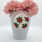 Holly Christmas Tree Ornament