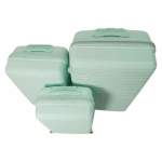 Smte 3PCS Set Unbreakable Pp- Light Green
