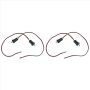 2 Pcs 12V Blue Flashing Dummy Fake Car Alarm Dash Compatible With Universal