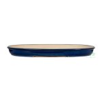 Chinese Glazed Oval 535 X 385 X 45MM - Blue