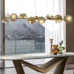 Ceramic Flower Chandelier