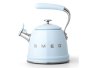 Smeg Whistling Stovetop Kettle 2.3L Pastel Blue