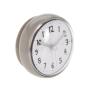 Bathroom Clock Suction Cup Grey 7CM