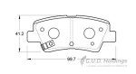 Kbc Brake Pads Rear For Hyundai Kia Ssangyong