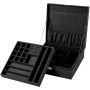 2 Tier Jewelry Organizer Box-black
