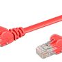 Linkqnet RJ45 CAT5E Anti-snag Moulded Pvc Network Flylead - Red - 10M