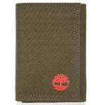 Timberland Nylon Embroidered Trifold Wallet - Olive