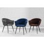 Chic Steelweave Dining Chairs Blue