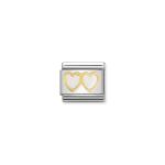 Composable Classic Link White Hearts